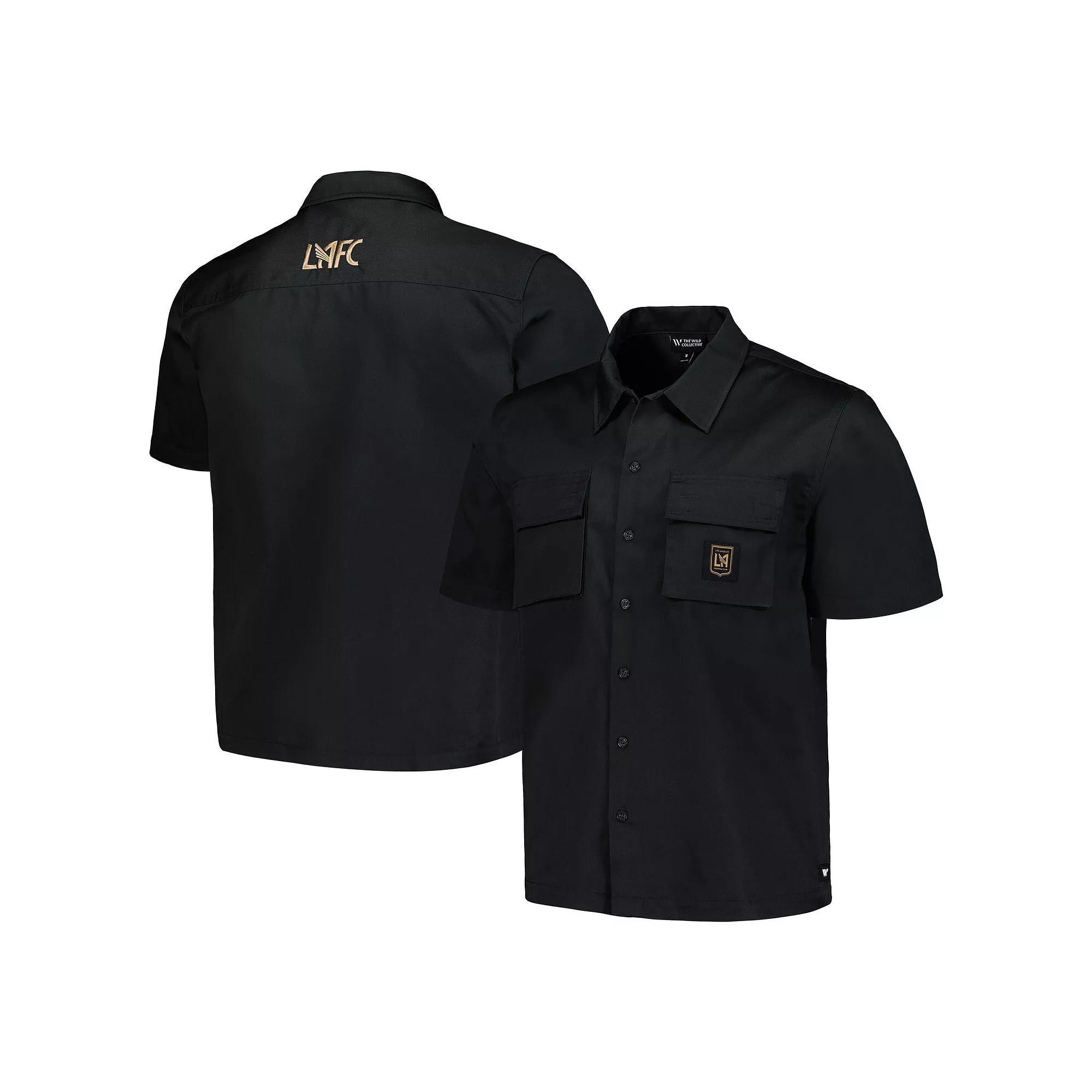 Men's The Wild Collective Black LAFC Utility Button-Up Shirt, Size: Large, Lfc Black Product Image