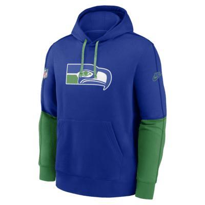 Seattle Seahawks Logo Team Issue Club Nike Men's NFL Pullover Hoodie Product Image