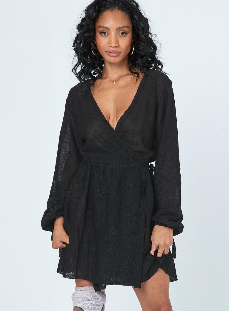 Chiara Mini Dress Black Product Image