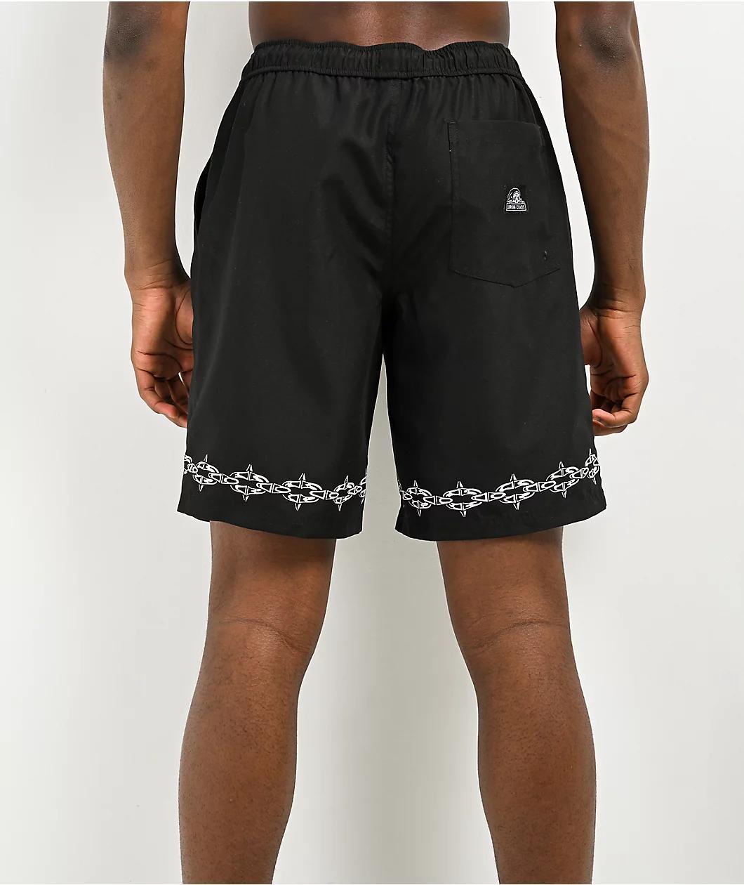 Lurking Class by Sketchy Tank Hotbox Hanya Black Board Shorts Product Image