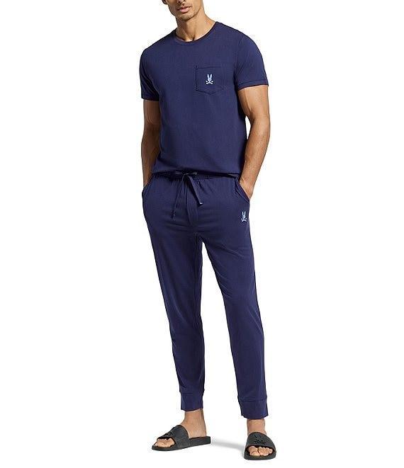 Psycho Bunny Jersey Lounge Embroidered Bunny Lounge Pants Product Image