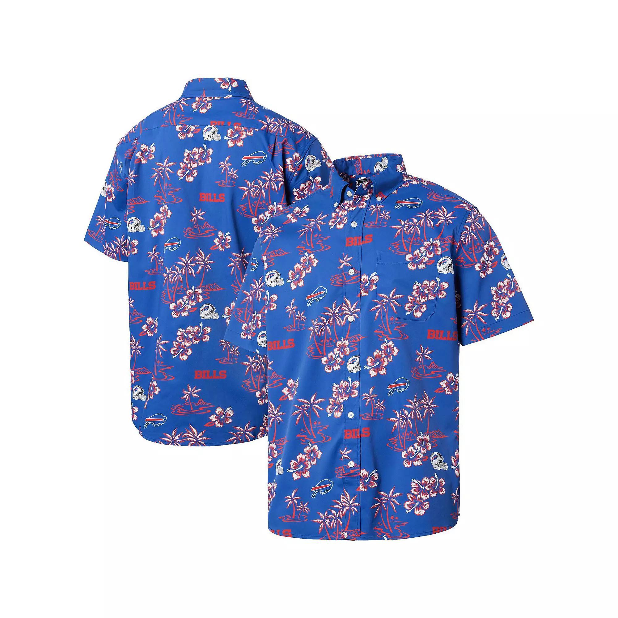 Men's Reyn Spooner Royal Buffalo Bills Kekai Button-Up Shirt, Size: 3XL, Blue Product Image