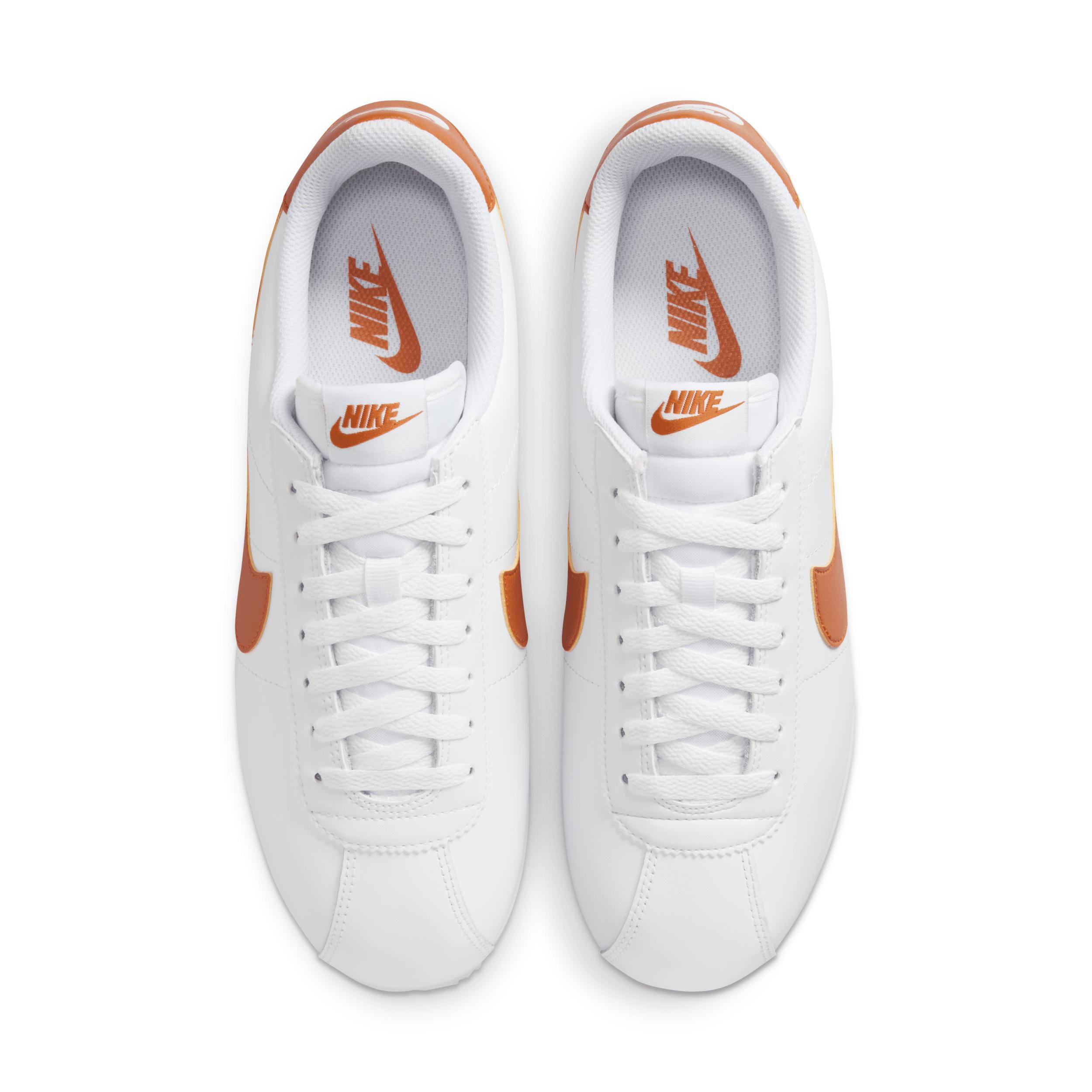 Nike Mens Cortez - Shoes Orange/White Product Image