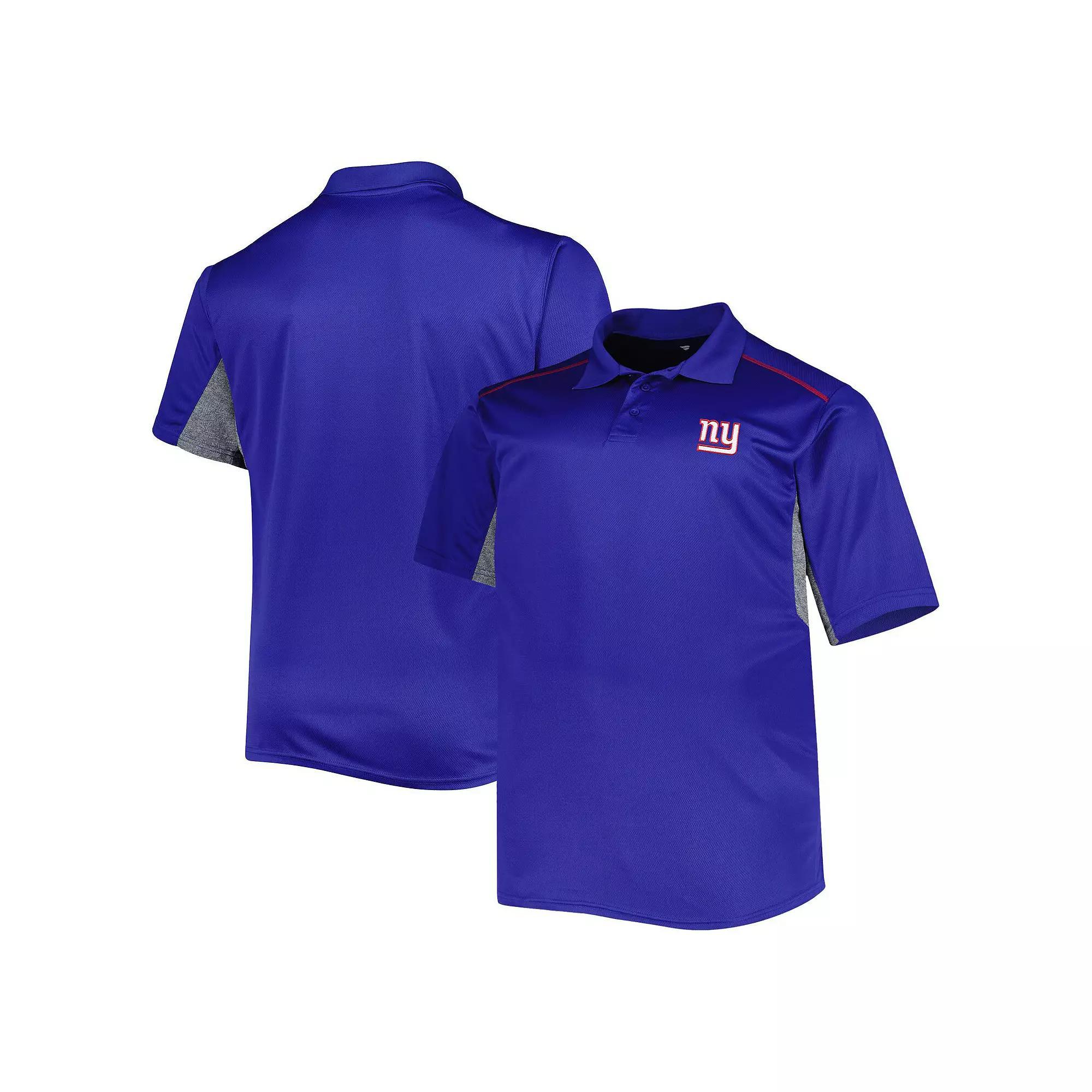 Men's Royal New York Giants Big & Tall Team Color Polo, Size: 3XB, Blue Product Image