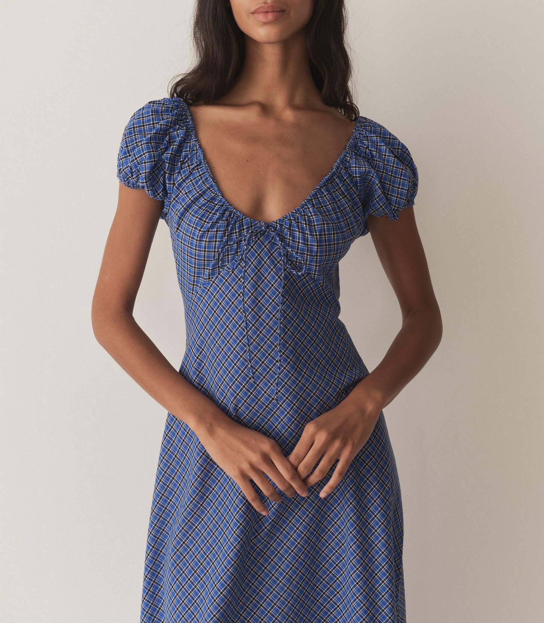 SOFIA DRESS -- CASSIS CHECK Product Image