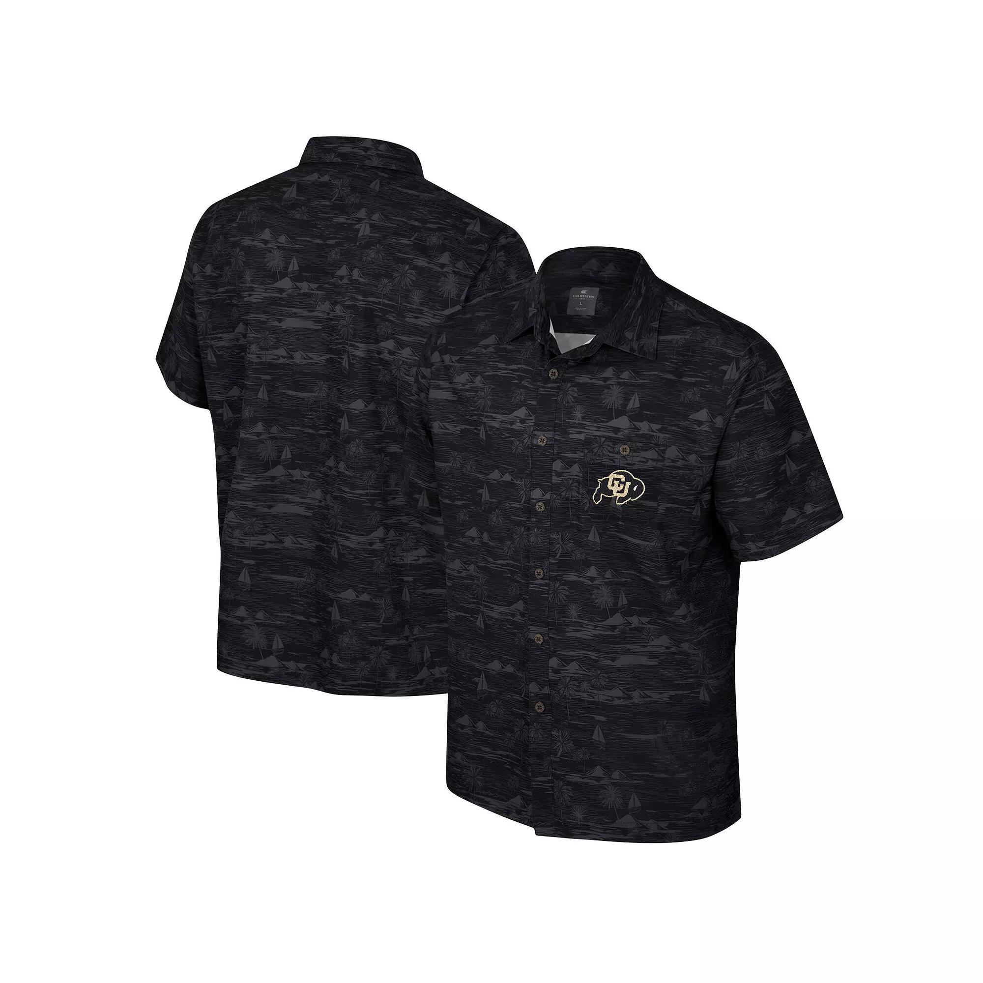Men's Colosseum Cardinal Arkansas Razorbacks Ozark Button-Up Shirt, Size: Medium, Red Product Image