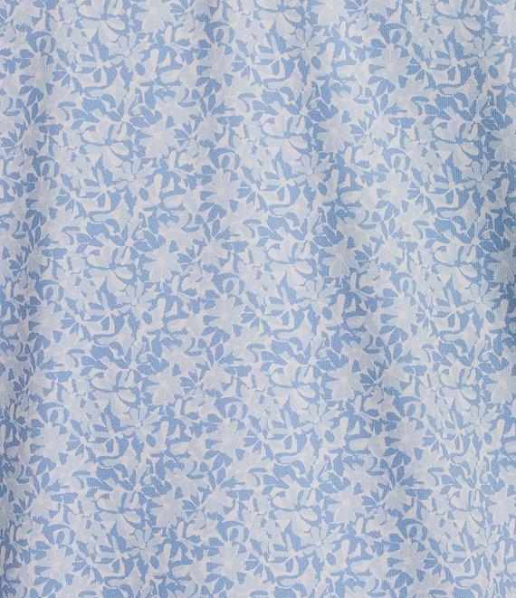 Hart Schaffner Marx Luxury Performance Short Sleeve Floral Polo Shirt Product Image