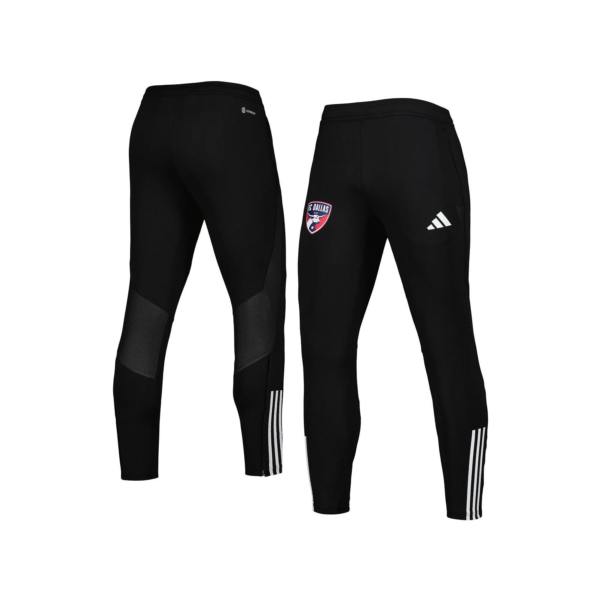 Mens adidas Black FC Dallas 2023 On-Field Team Crest AEROREADY Training Pants Product Image