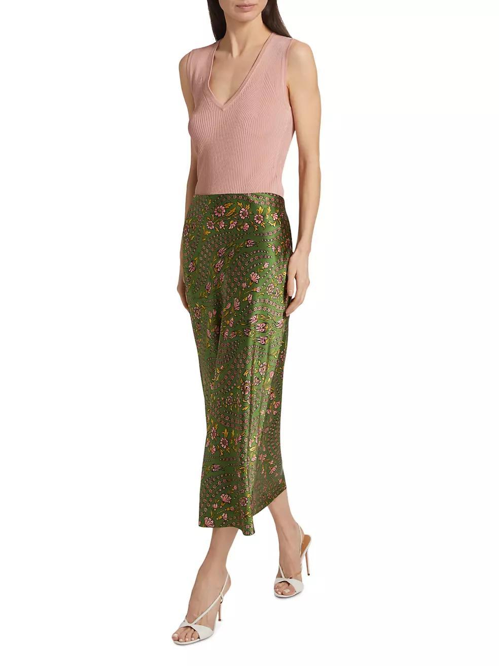 Sid Rib-Knit V-Neck Top Product Image
