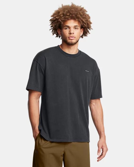 UA Heavyweight Logo Wash Mens Oversized Short Sleeve Product Image