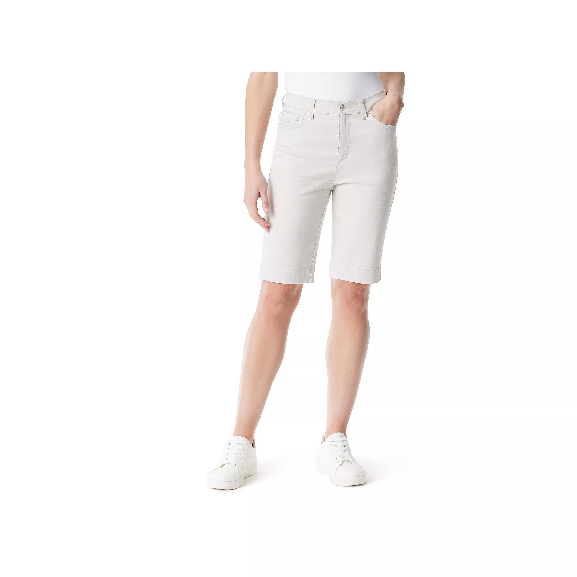 Womens Gloria Vanderbilt Amanda Bermuda Shorts Product Image