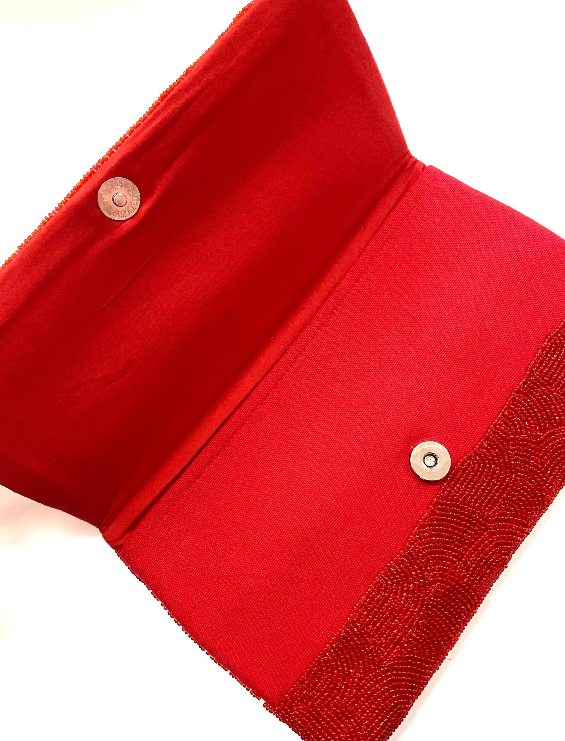 Saratoga Clubhouse Soft Beaded Clutch Product Image