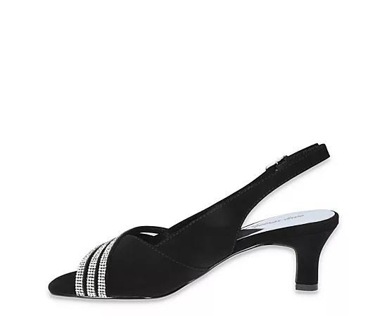 Easy Street Teton Women's Dress Heel Sandals, Size: 7, Black Lamy Product Image