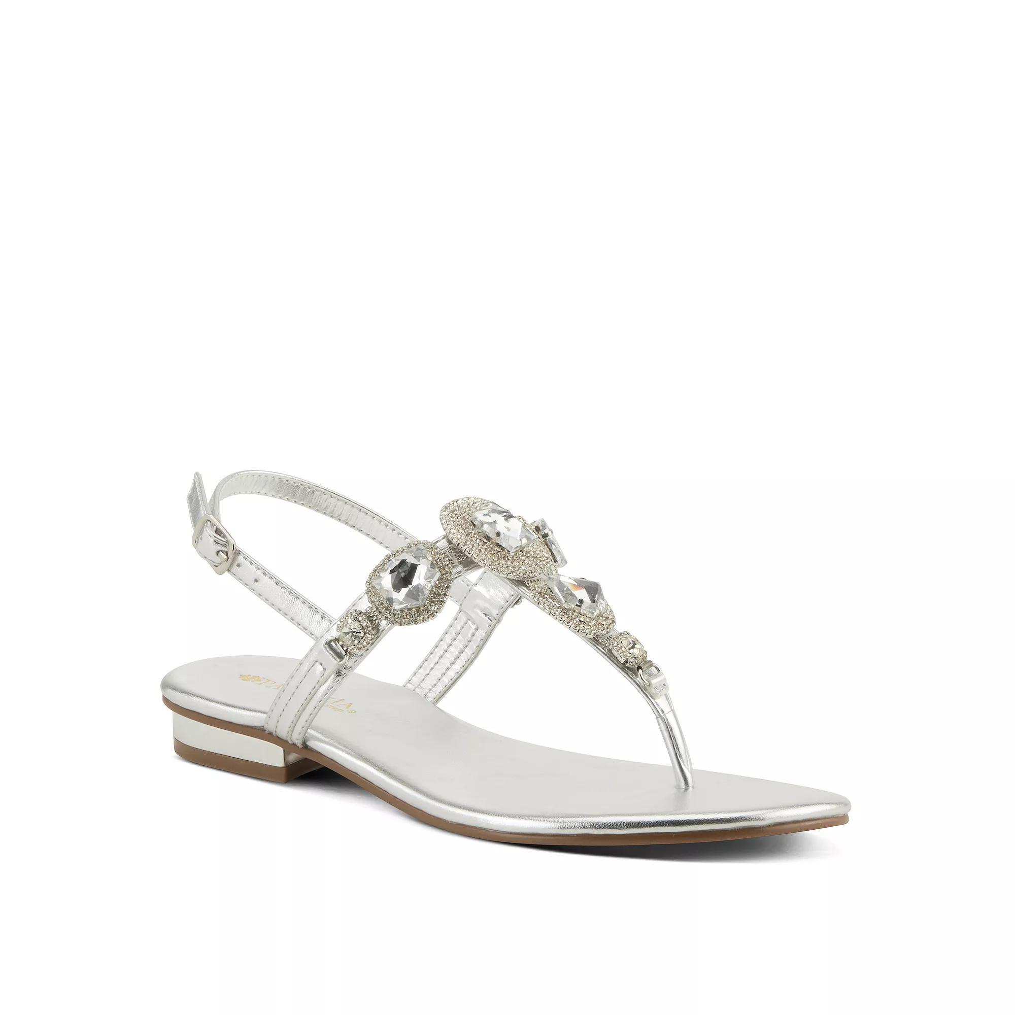Patrizia Women's Anais Thong Sandals, Size: 36, Silver Product Image