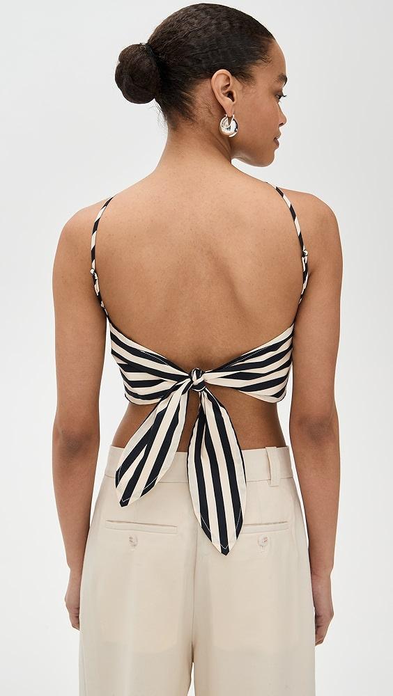 SIMONMILLER Kit Poplin Tie Top | Shopbop Product Image