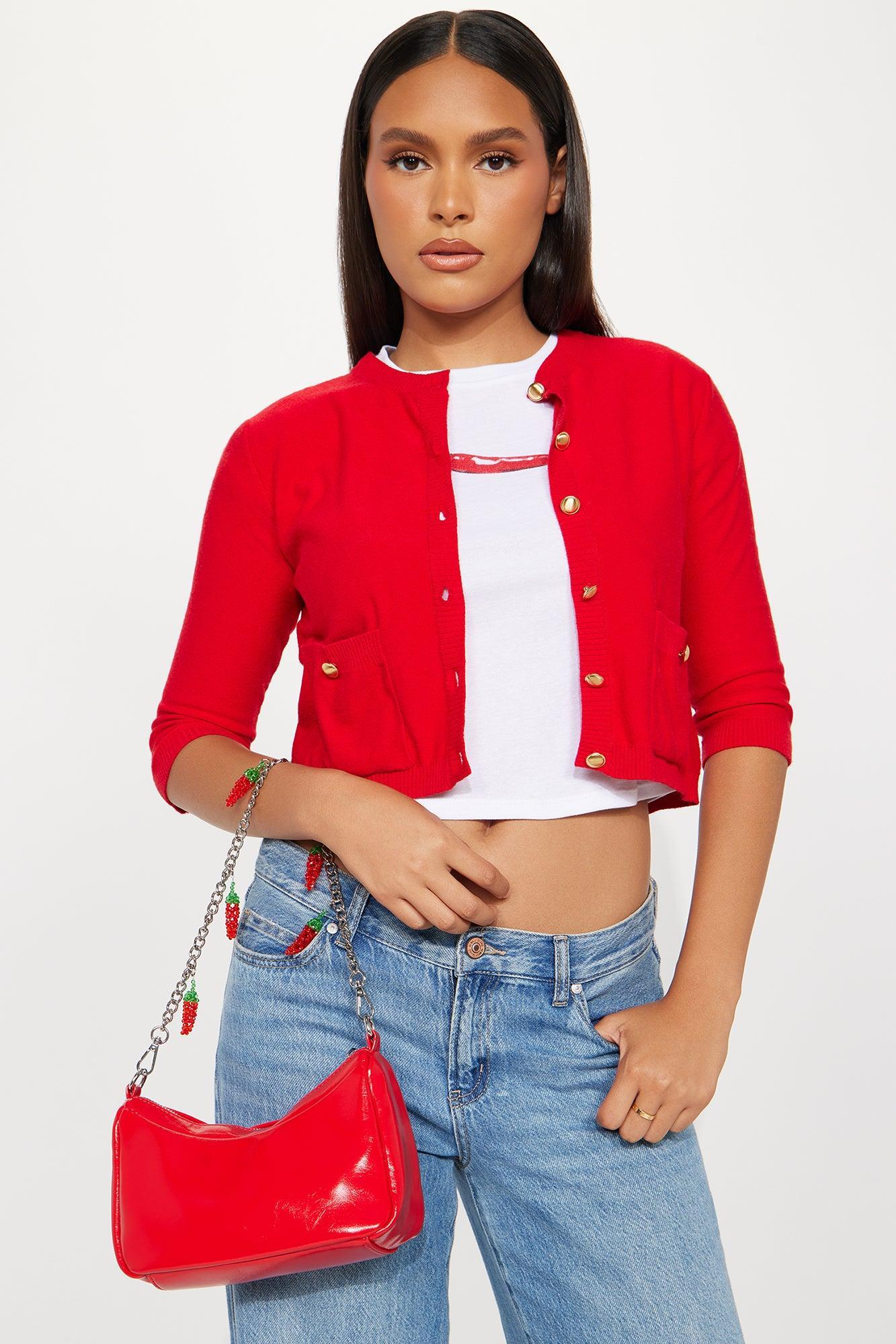 Spicy Red Handbag - Red Product Image