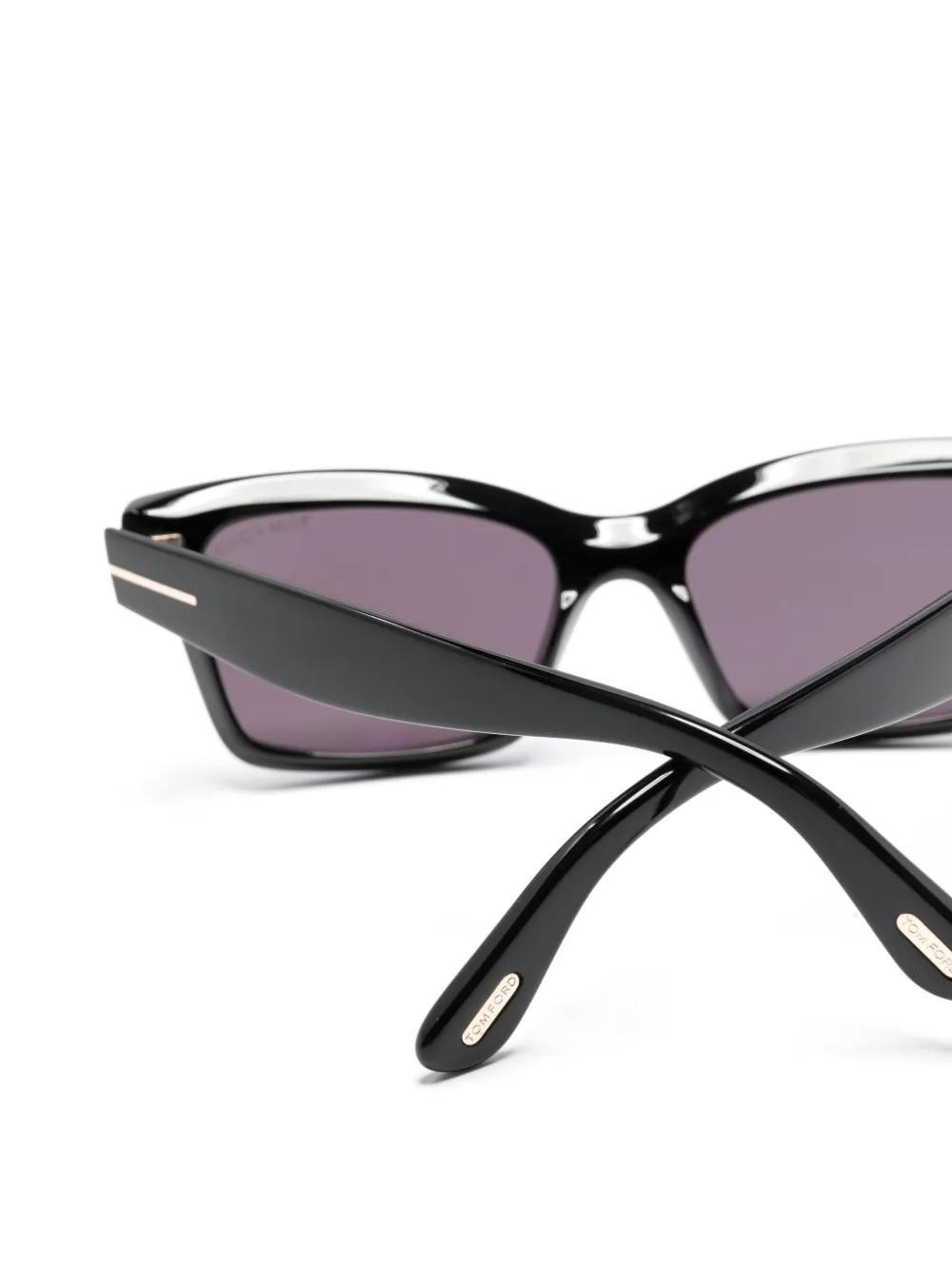 TOM FORD Mikel Square-frame Sunglasses In Black Product Image