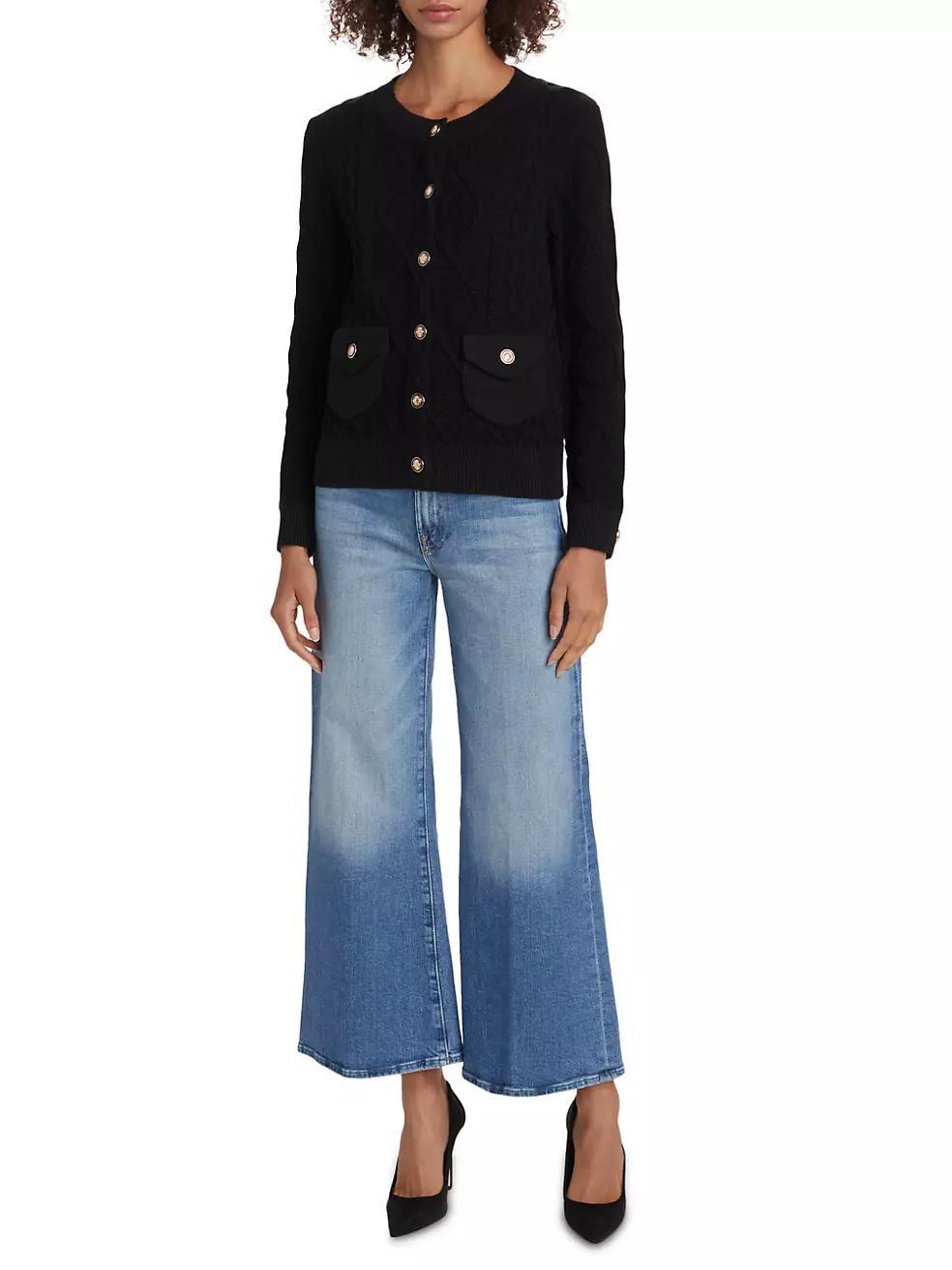 The Amira Cable-Knit Cardigan Product Image