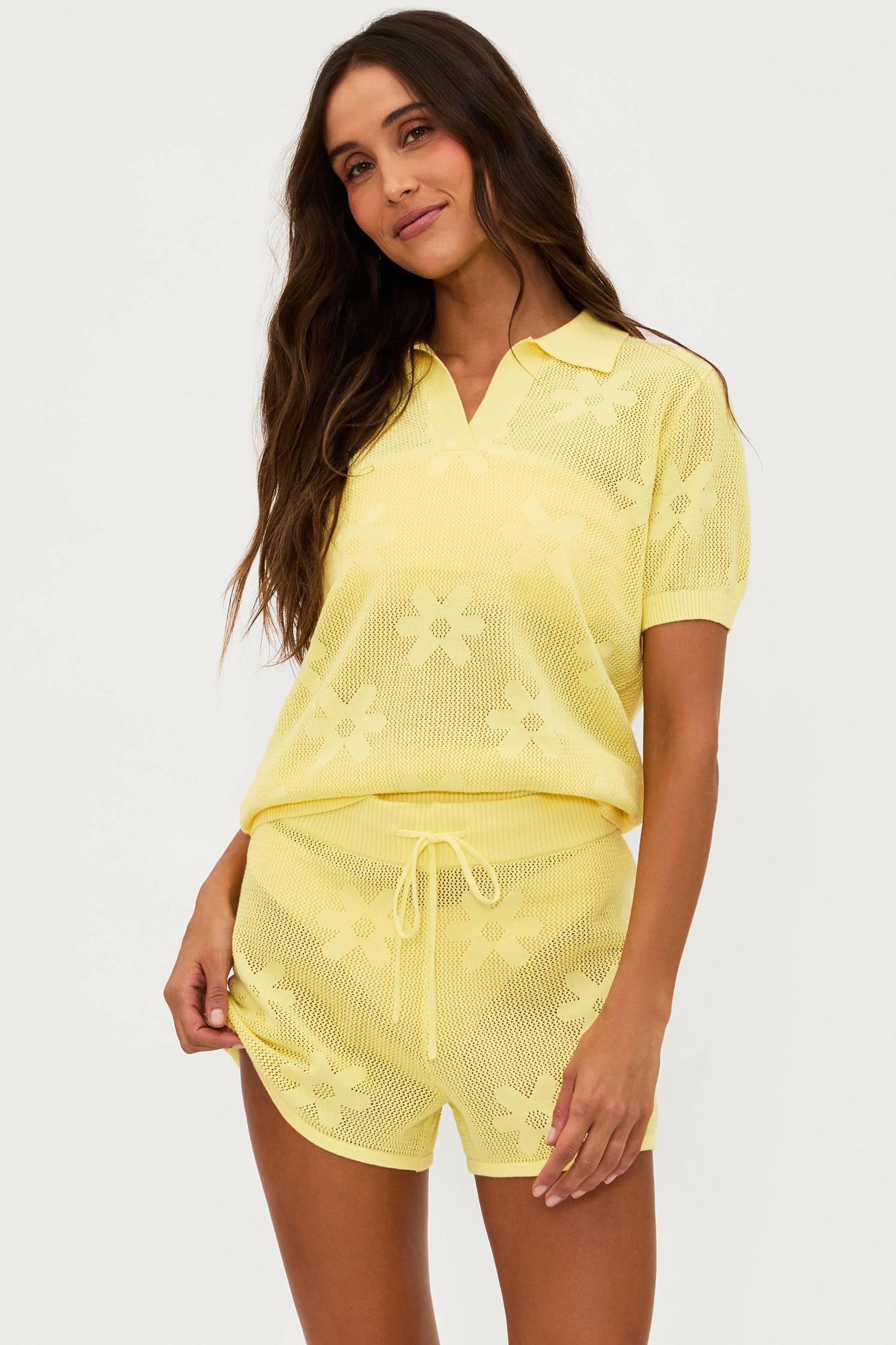 Liliana Top Butter Blossom Jacquard Product Image