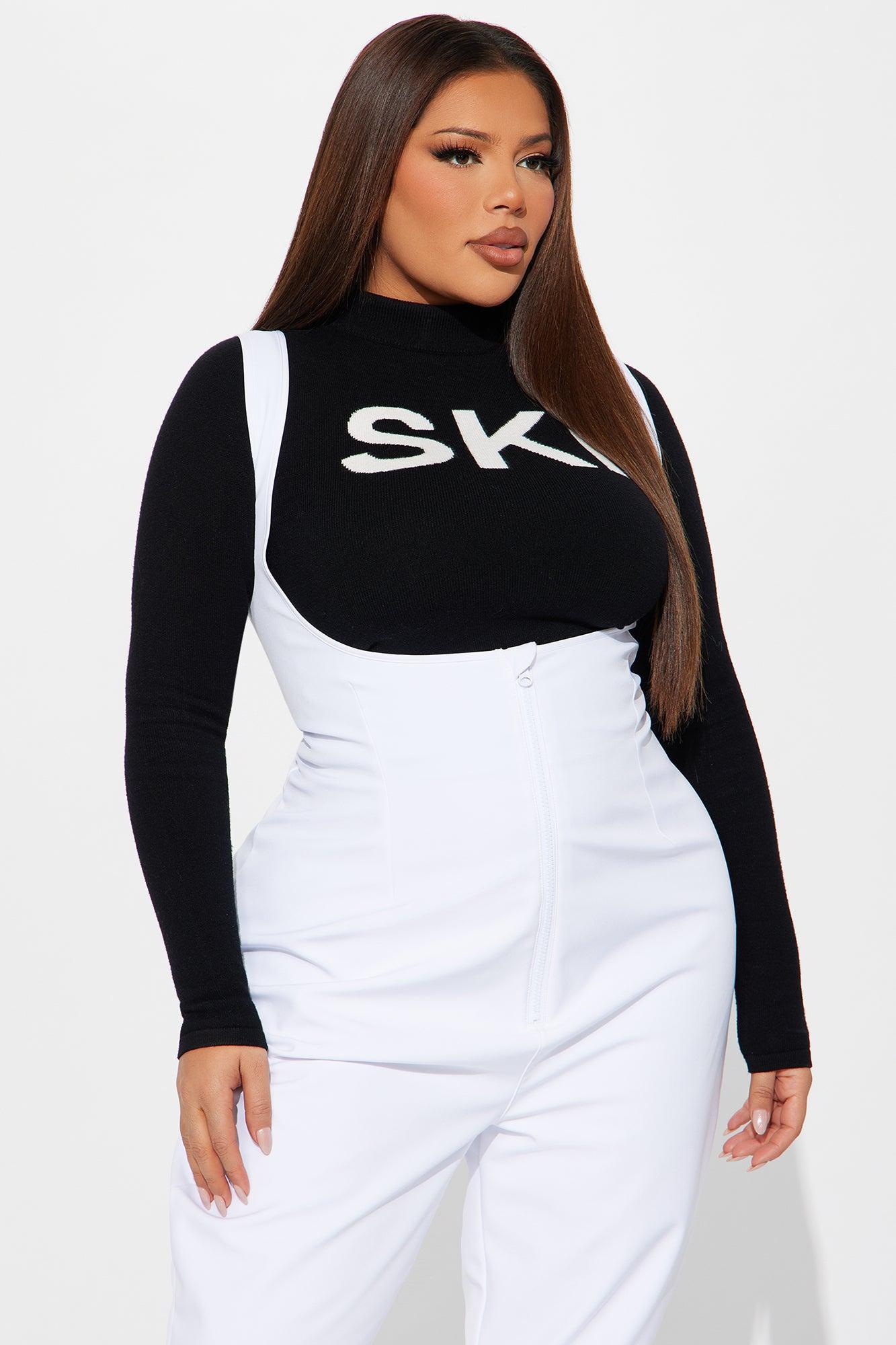 Out Cold Ski Jumpsuit - White Product Image
