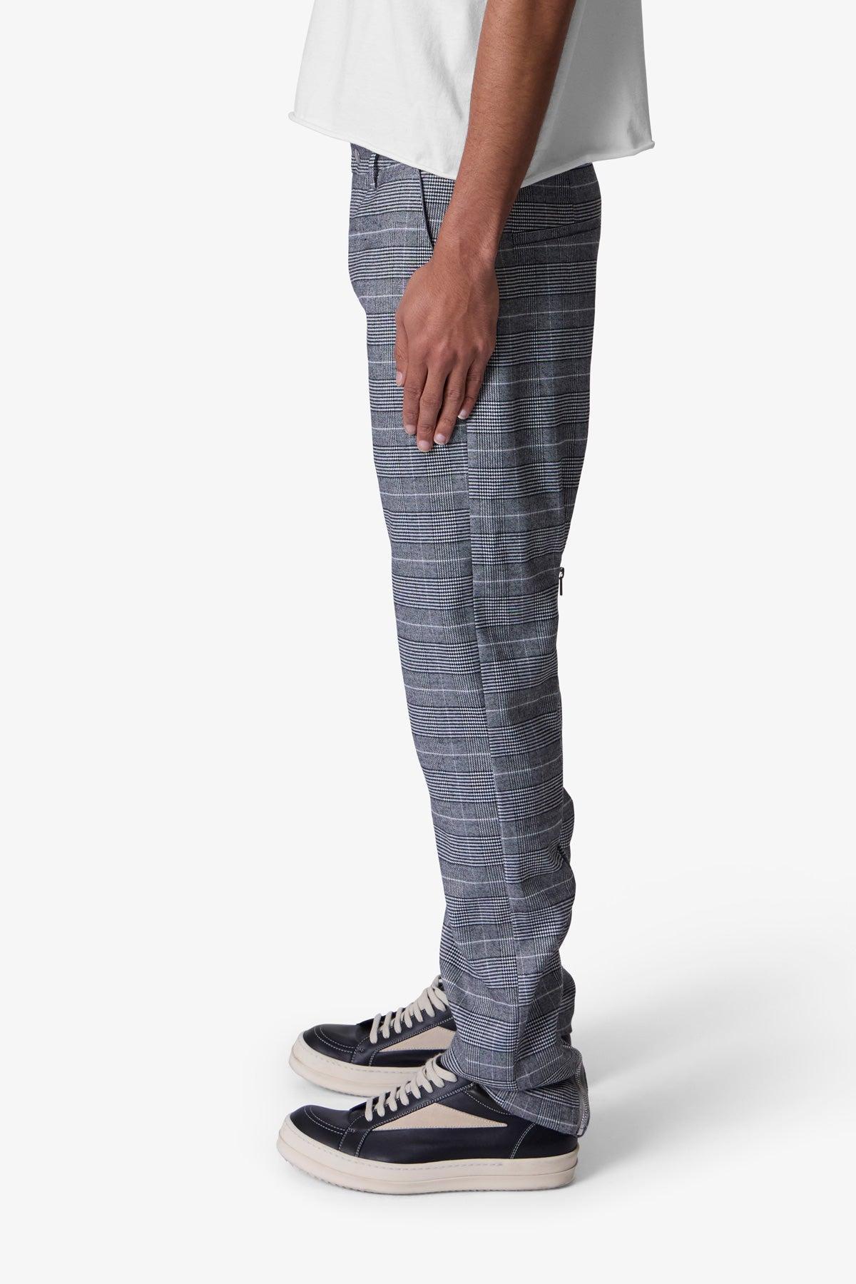 Punk Zip Trouser Pants - Black/Grey Product Image