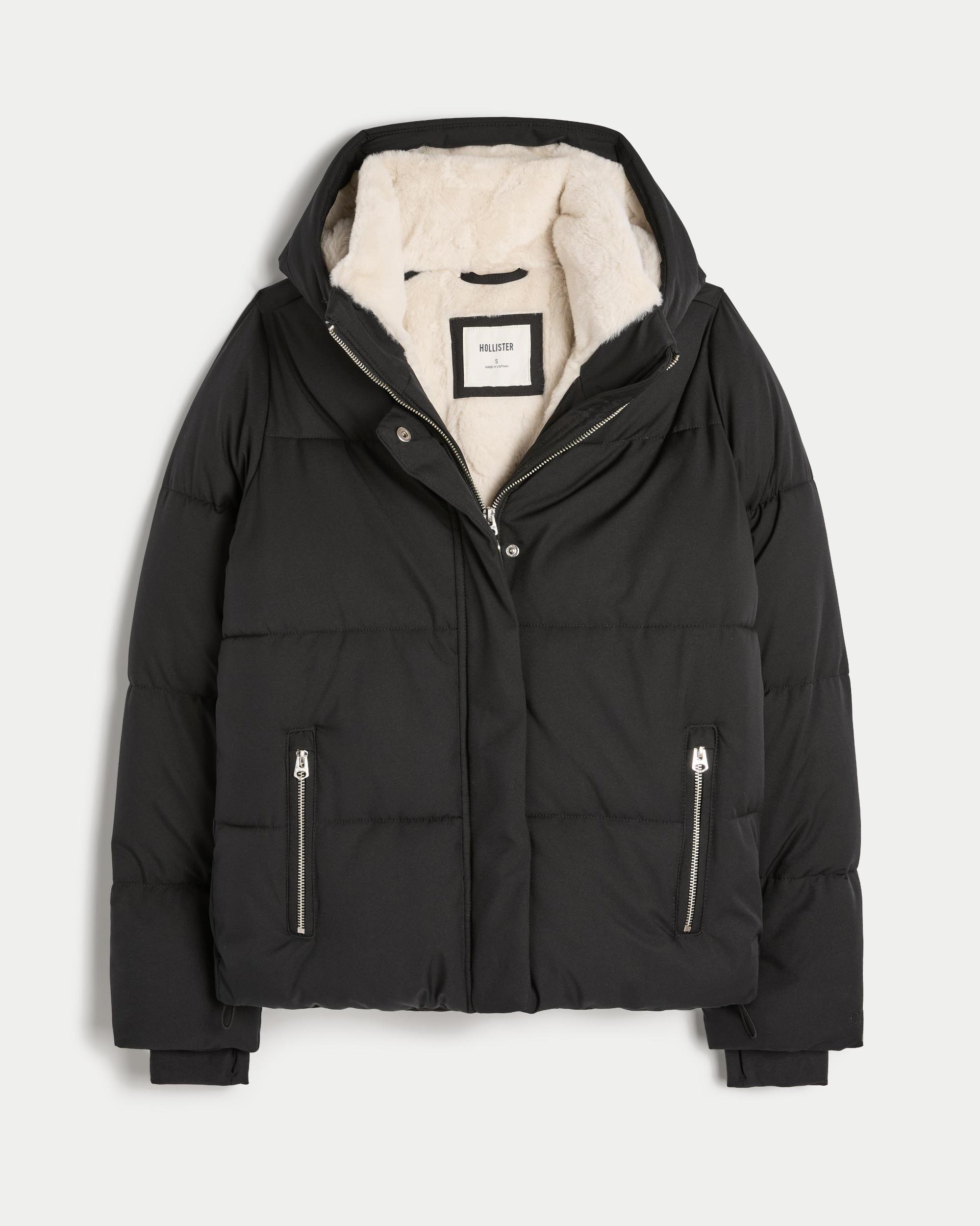 Faux Fur-Lined All-Weather Puffer Jacket Product Image