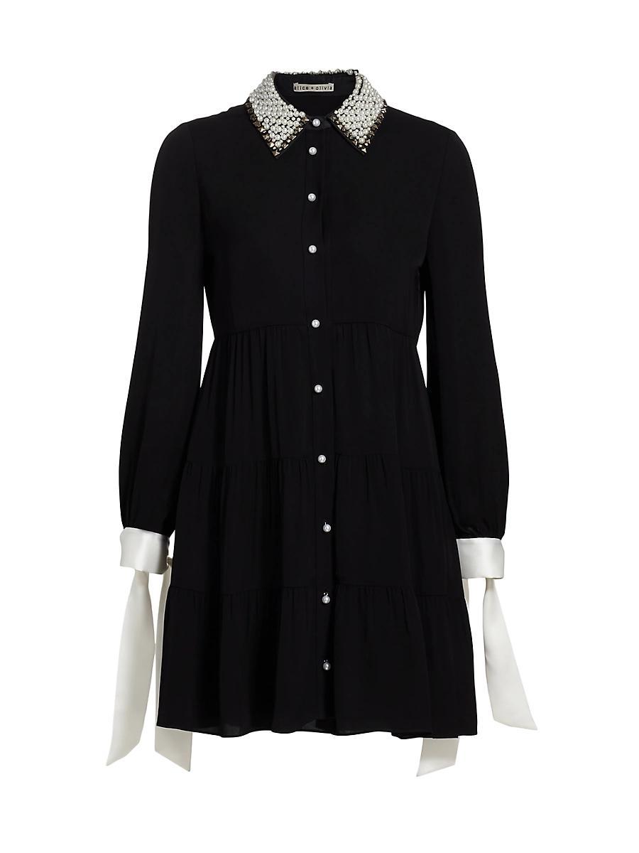 Womens Meeko Embellished Minidress Product Image