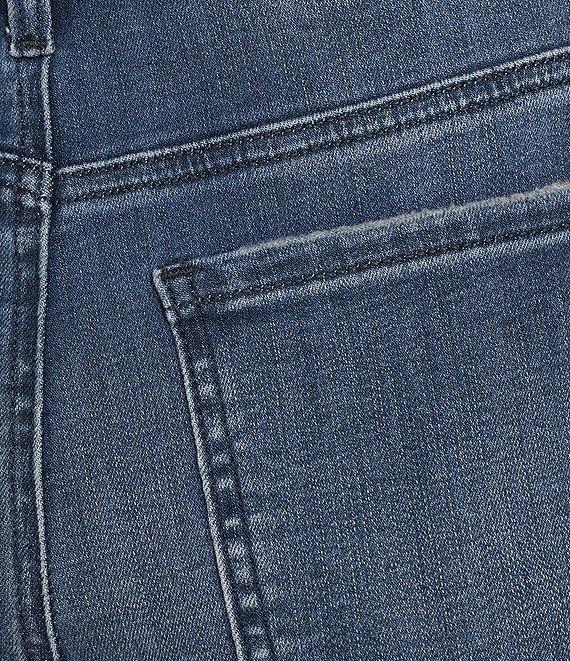 NYDJ Marilyn Stretch Denim Lift Tuck® Mid Rise Straight Leg Frayed Hem Ankle Jeans Product Image