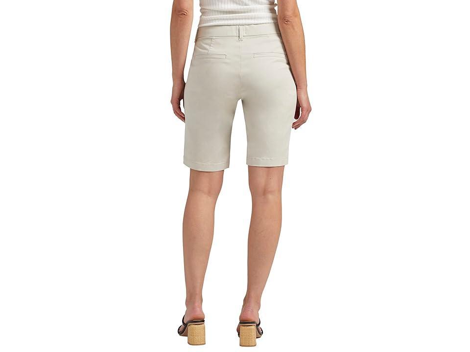 Jag Jeans Maddie Mid-Rise 10 Shorts (Stone) Women's Shorts Product Image