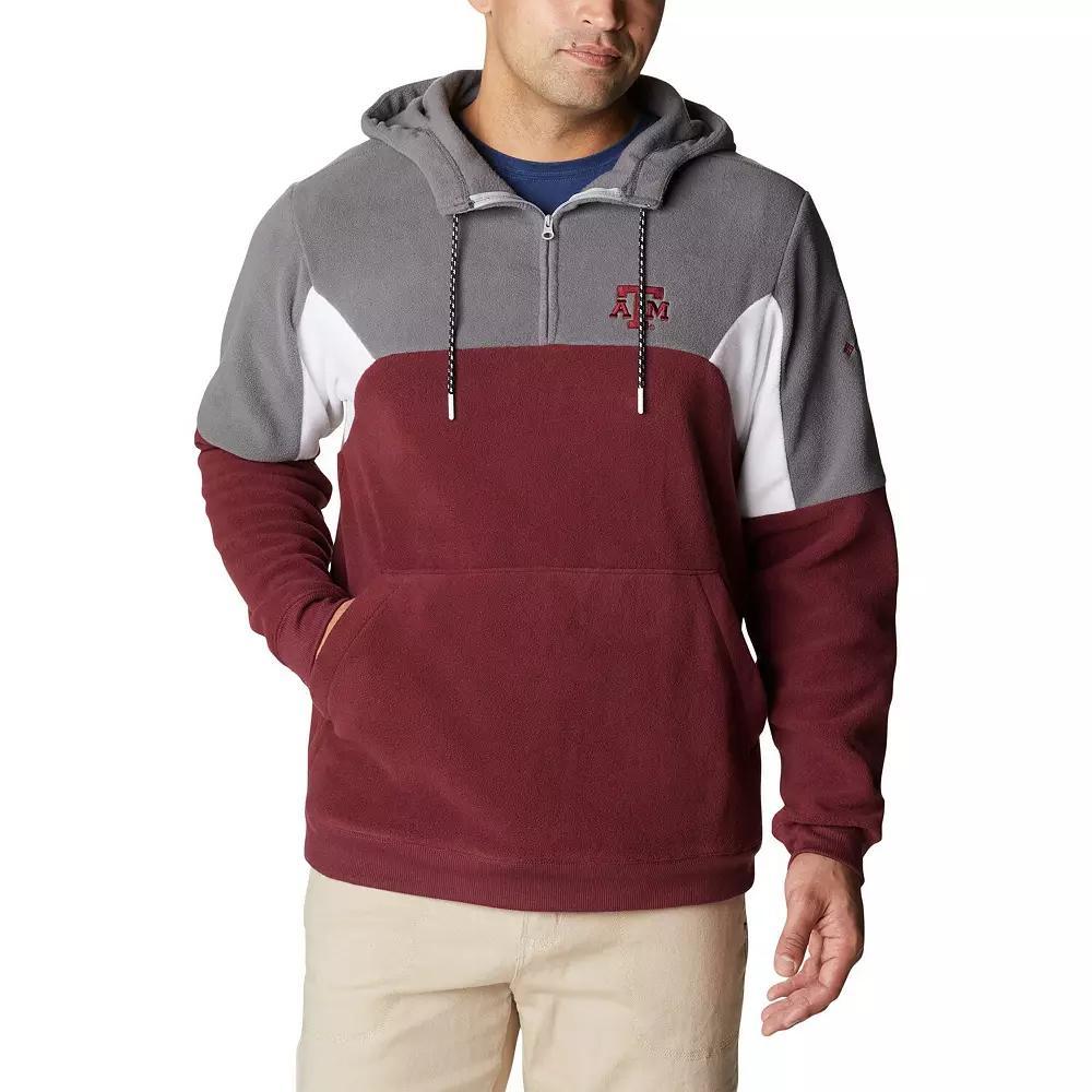 Men's Columbia Maroon Texas A&M Aggies Lodge Quarter-Zip Hoodie, Size: Medium, Red Product Image