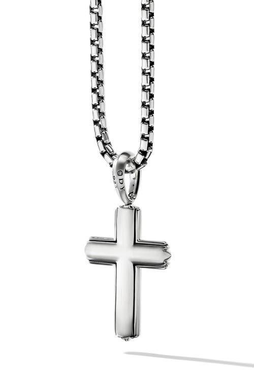 David Yurman Sterling Silver Pyramid Cross Pendant Product Image