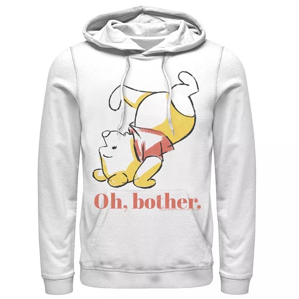Disney's Winnie The Pooh Tumble Bear Oh Bother Men's Hoodie, Size: XXL, White Product Image