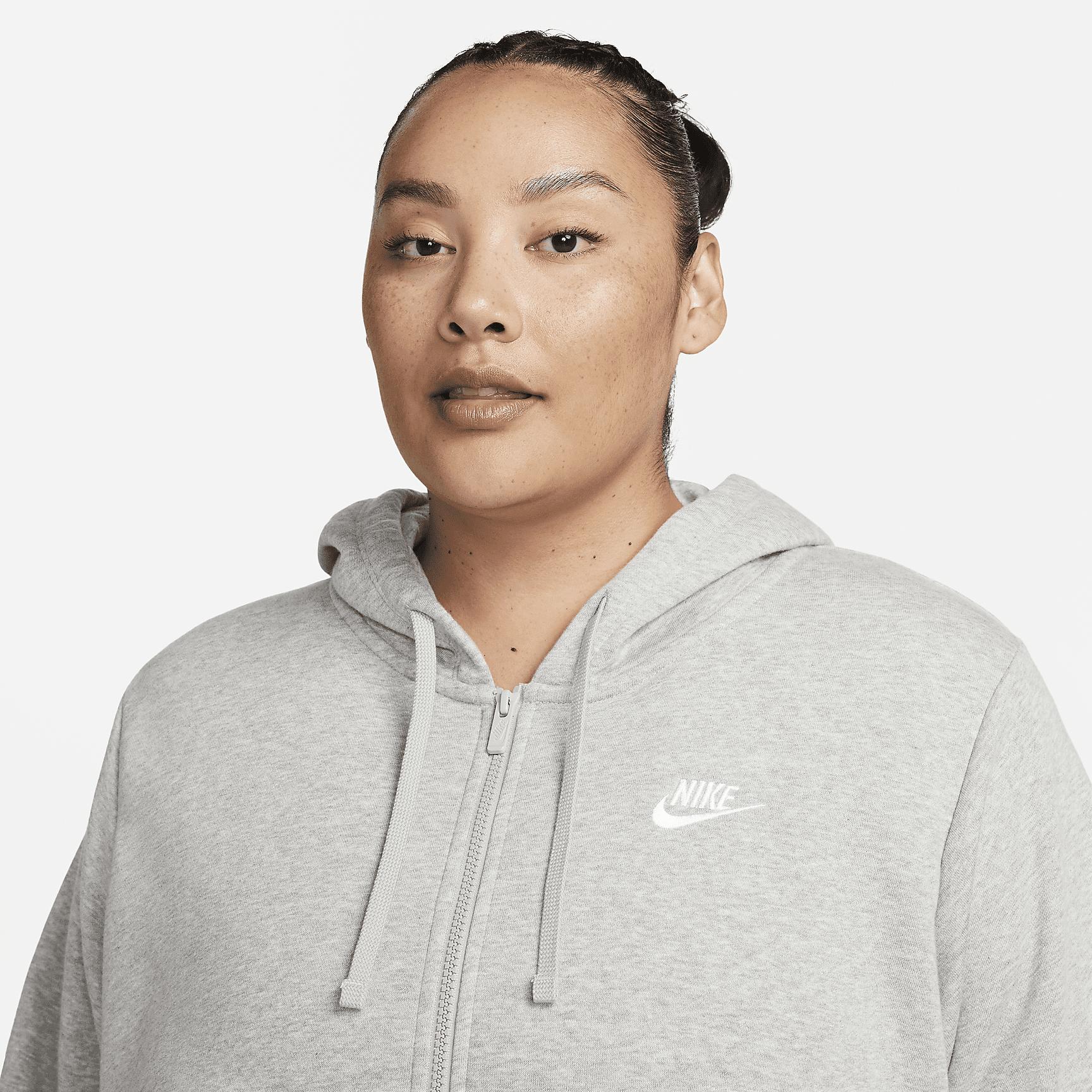 Nike Sportswear Club Fleece Women's Full-Zip Hoodie (Plus Size) Product Image