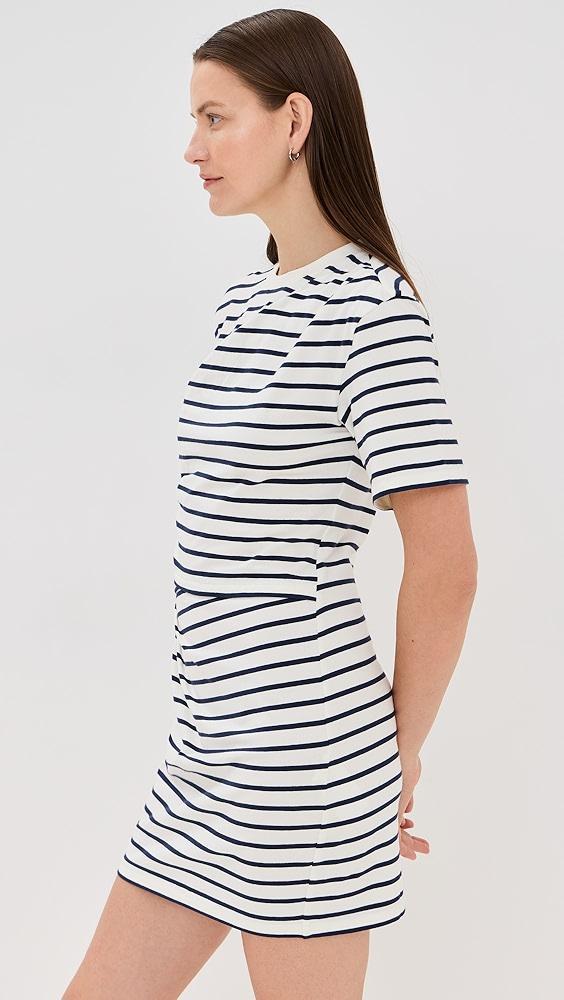 SIMKHAI Zeus Short Sleeve Draped T-Shirt Dress | Shopbop Product Image