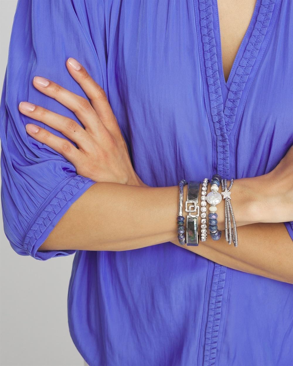 Chico's Click Lip Shell Bangle Product Image