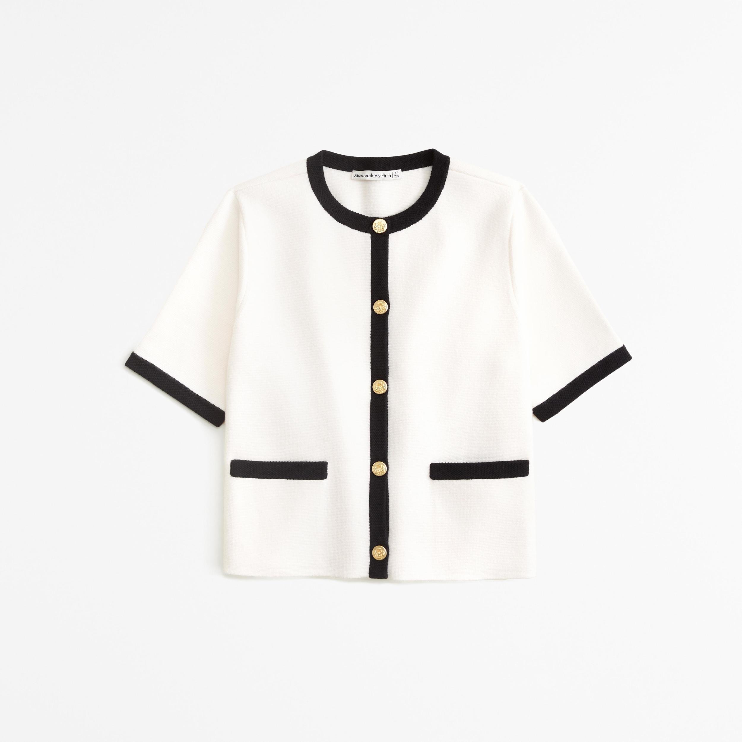 Leopard LuxeLoft Short-Sleeve Cardigan Product Image