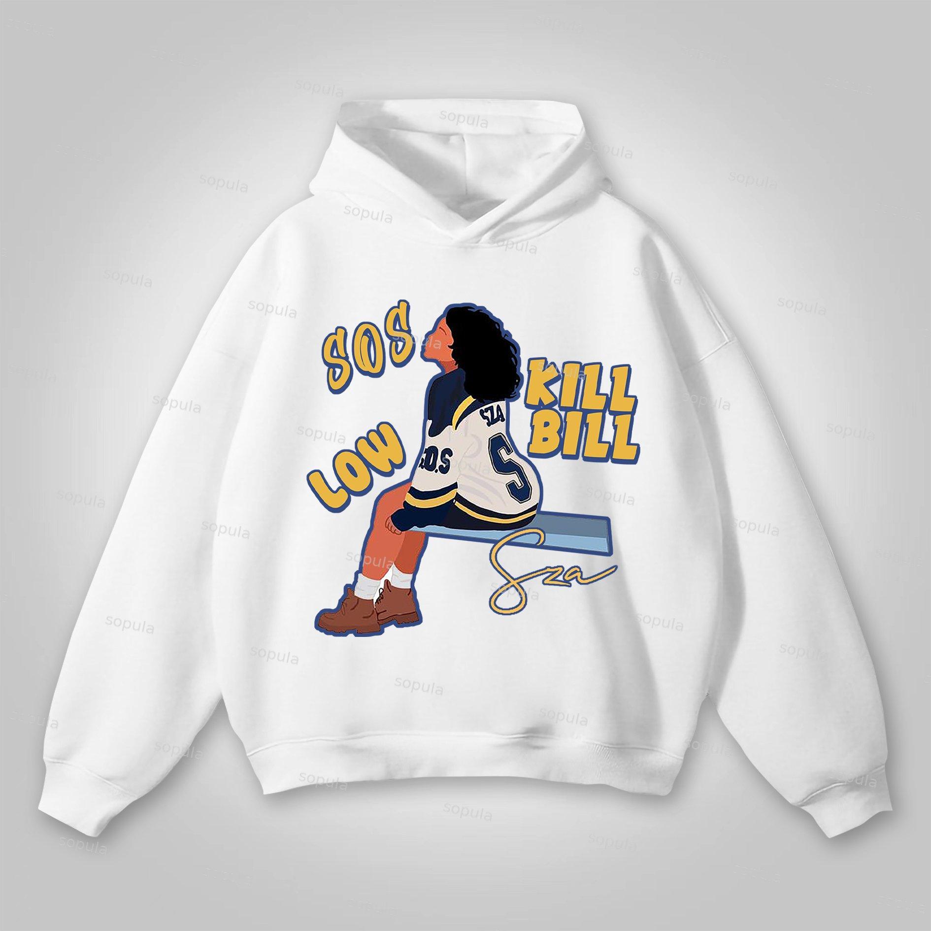 Sopula Jesus Print Graphic Cotton Hoodie Product Image