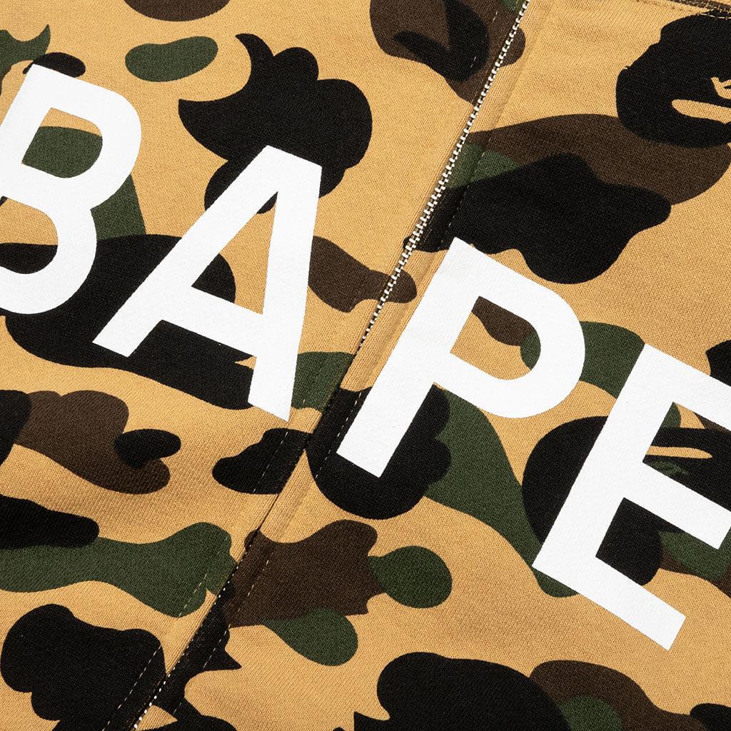 1st Camo Full Zip Hoodie - Yellow Male Product Image
