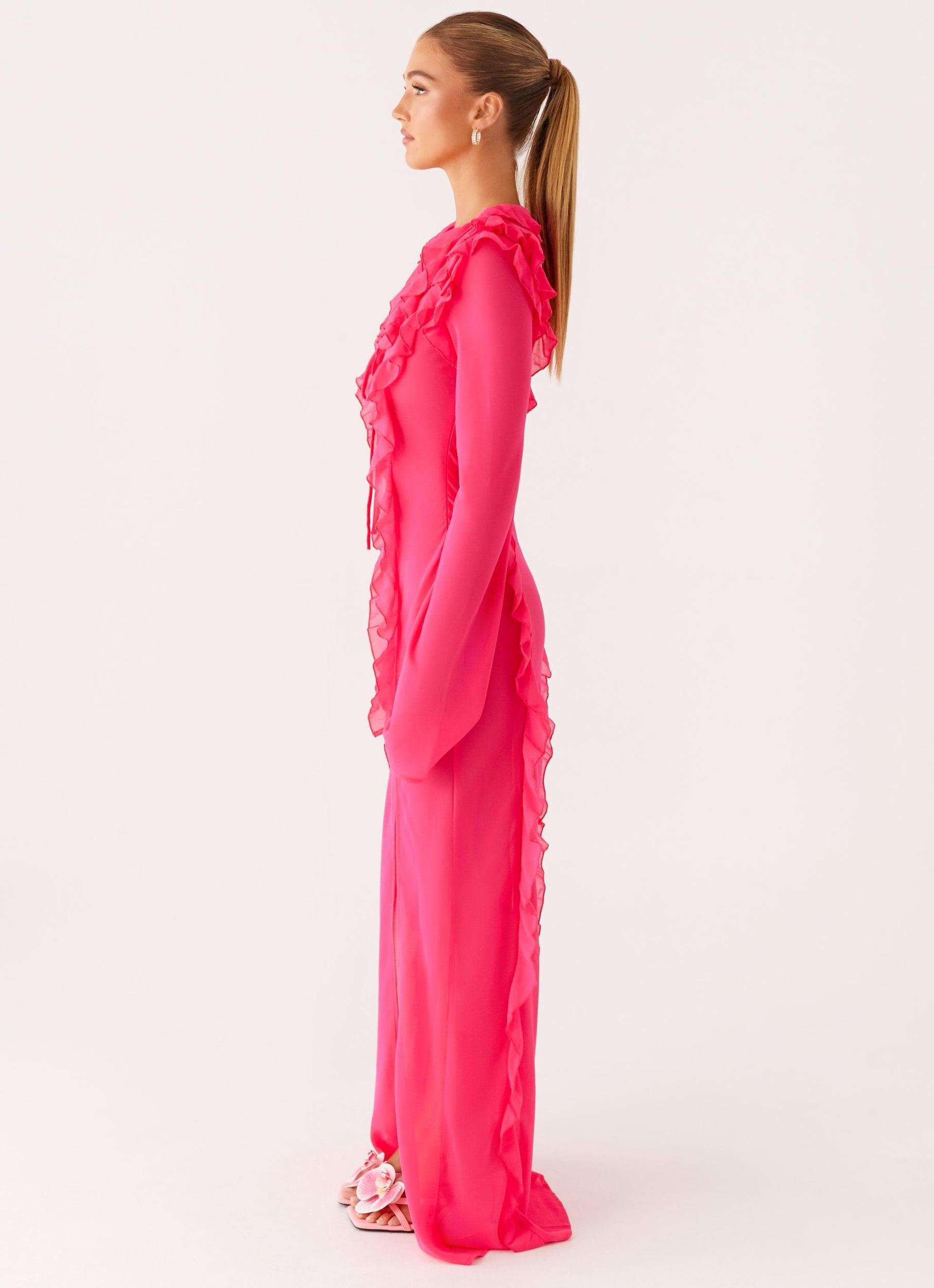 Charlize Maxi Dress - Pink Product Image