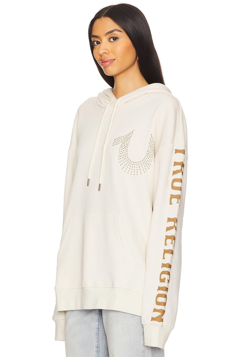 Relaxed Studded Pullover Hoodie True Religion Product Image