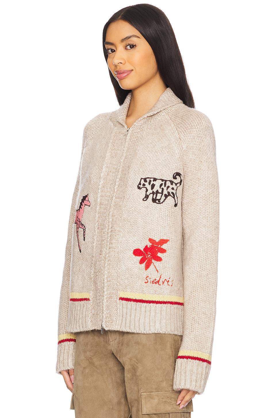 Niasa Zip Up Sweater SIEDRES Product Image