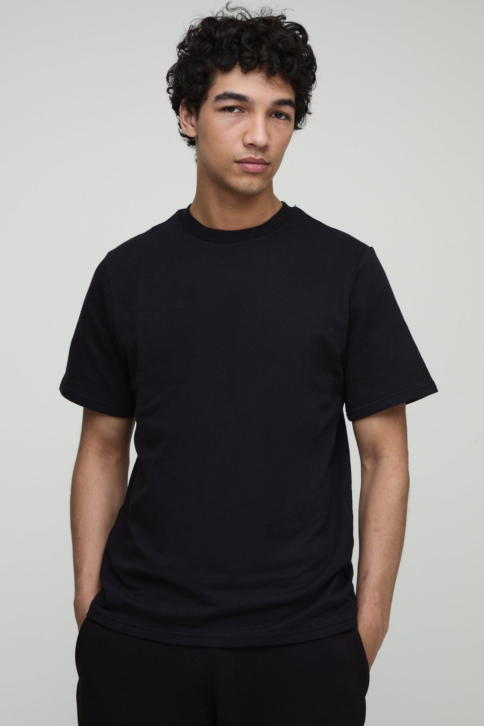 Regular Fit Heavyweight T-Shirt | boohooMAN USA Product Image