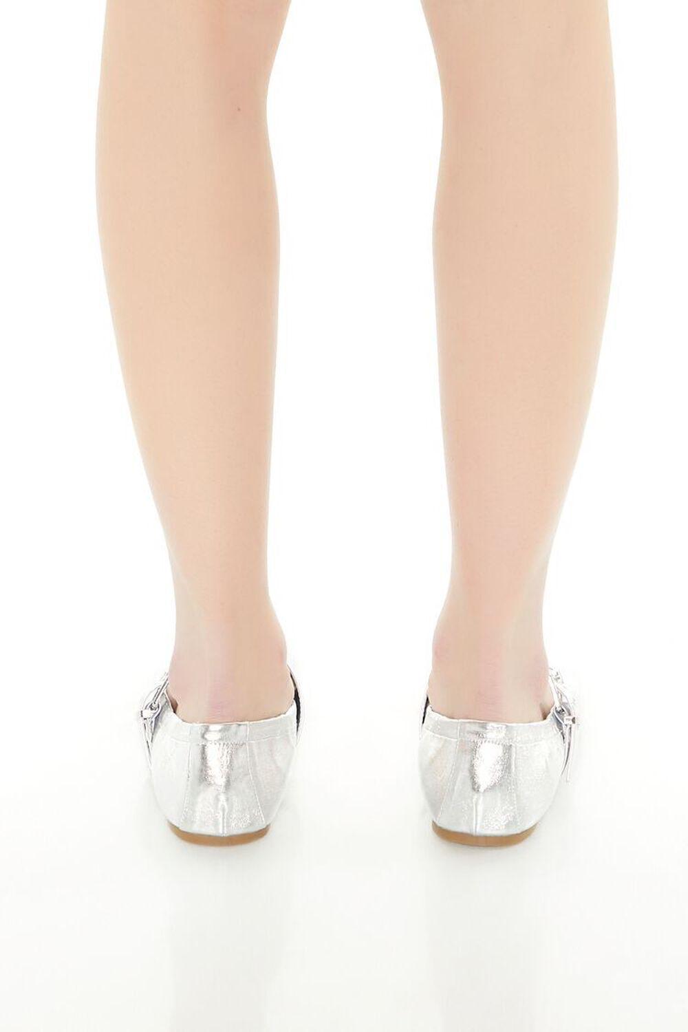 Metallic Mary Jane Ballet Flats | Forever 21 Product Image