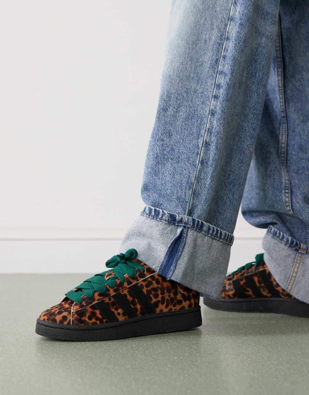adidas Originals Campus 00s sneakers in leopard print Product Image