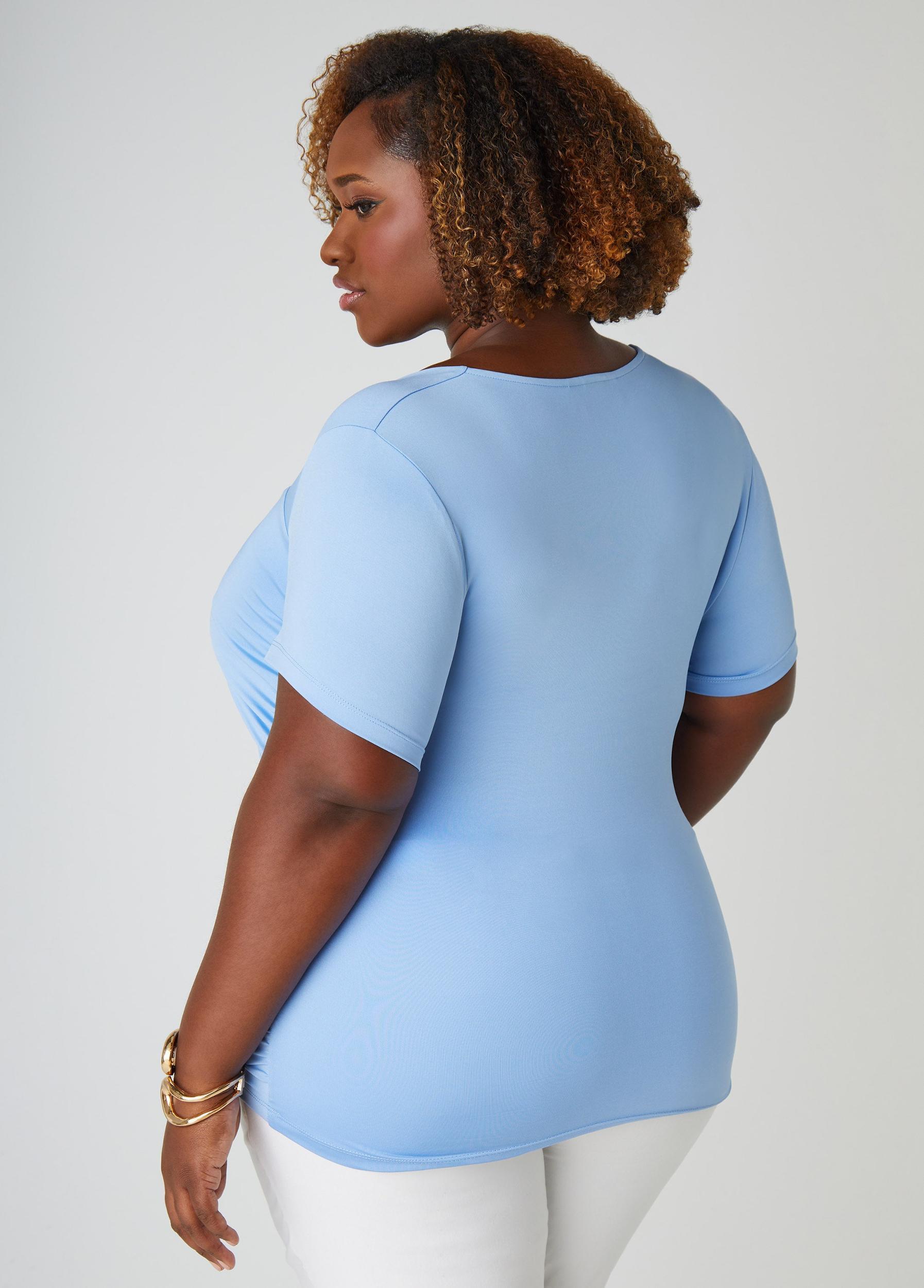 Ruched Square Neck Top Product Image