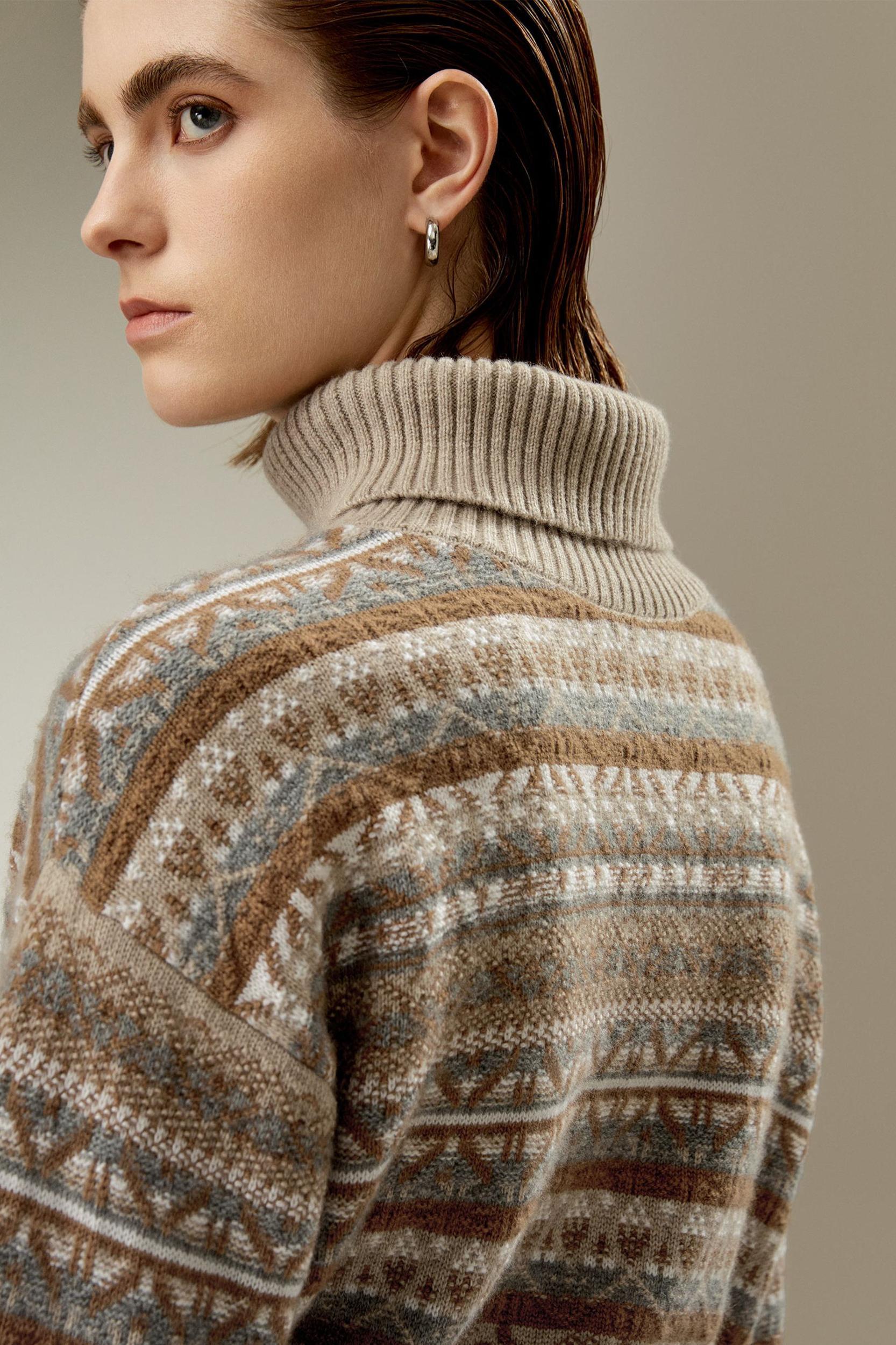 Fair Isle Cashmere Pullover Product Image