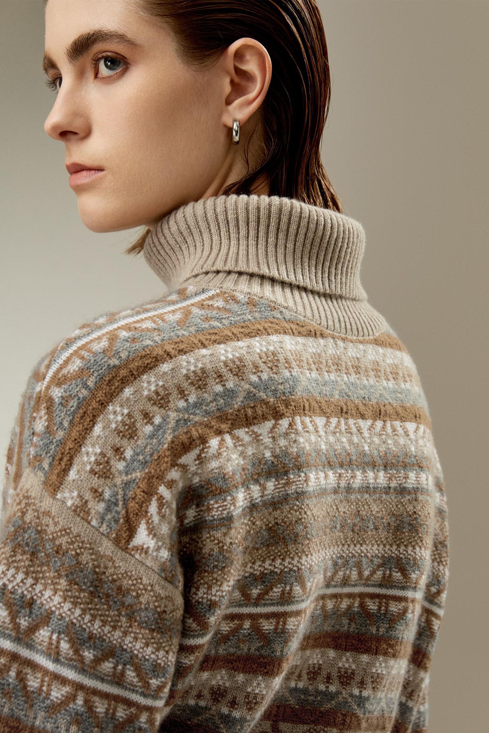 Fair Isle Cashmere Pullover Product Image