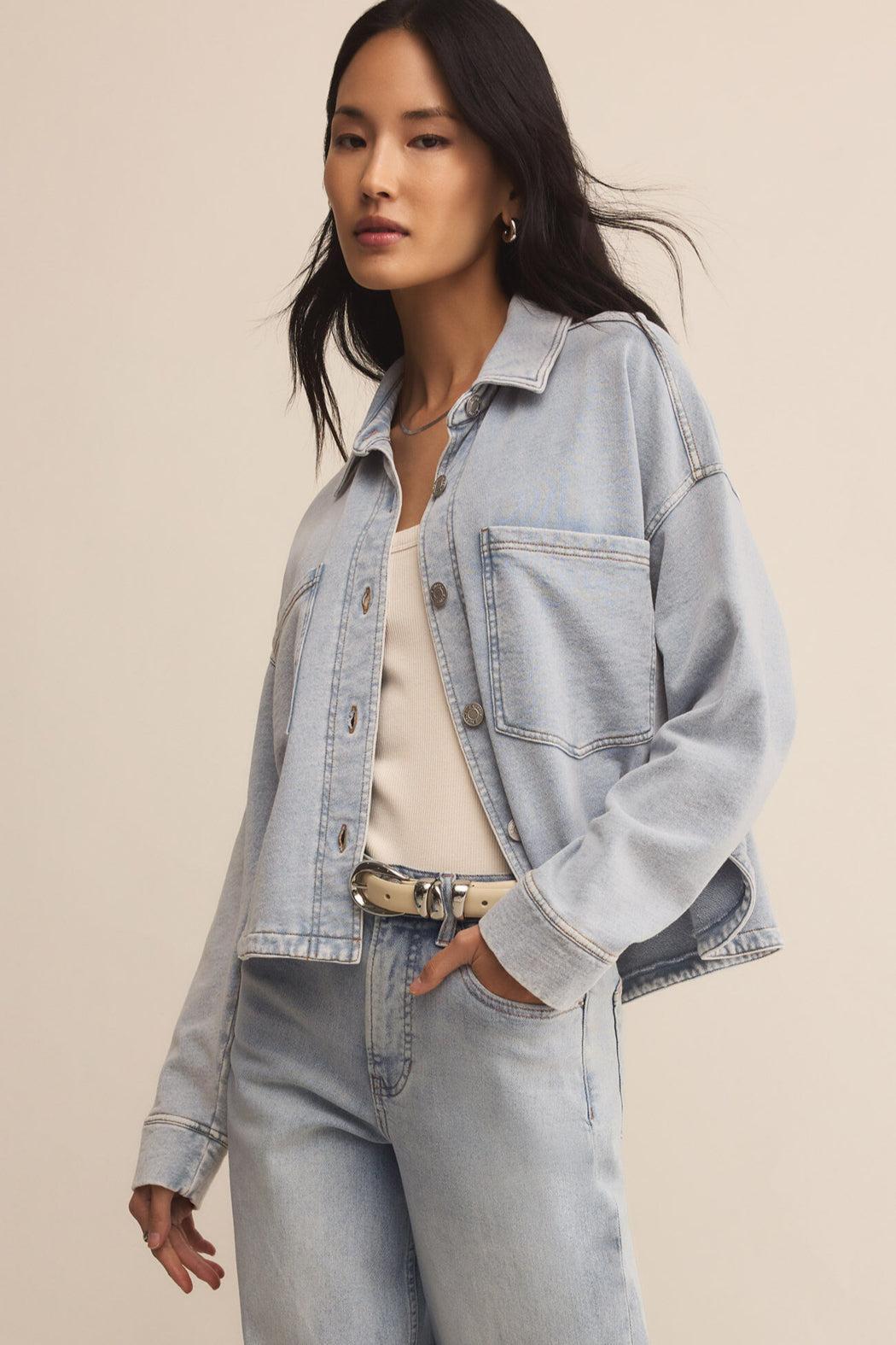 All Day Cropped Knit Jacket Product Image