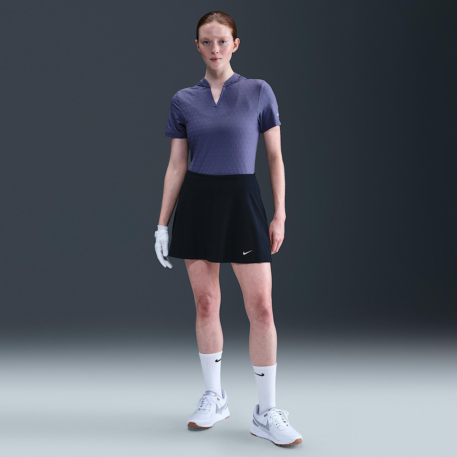 Nike Women's Tour Dri-FIT Short-Sleeve Blade Jacquard Golf Polo Product Image
