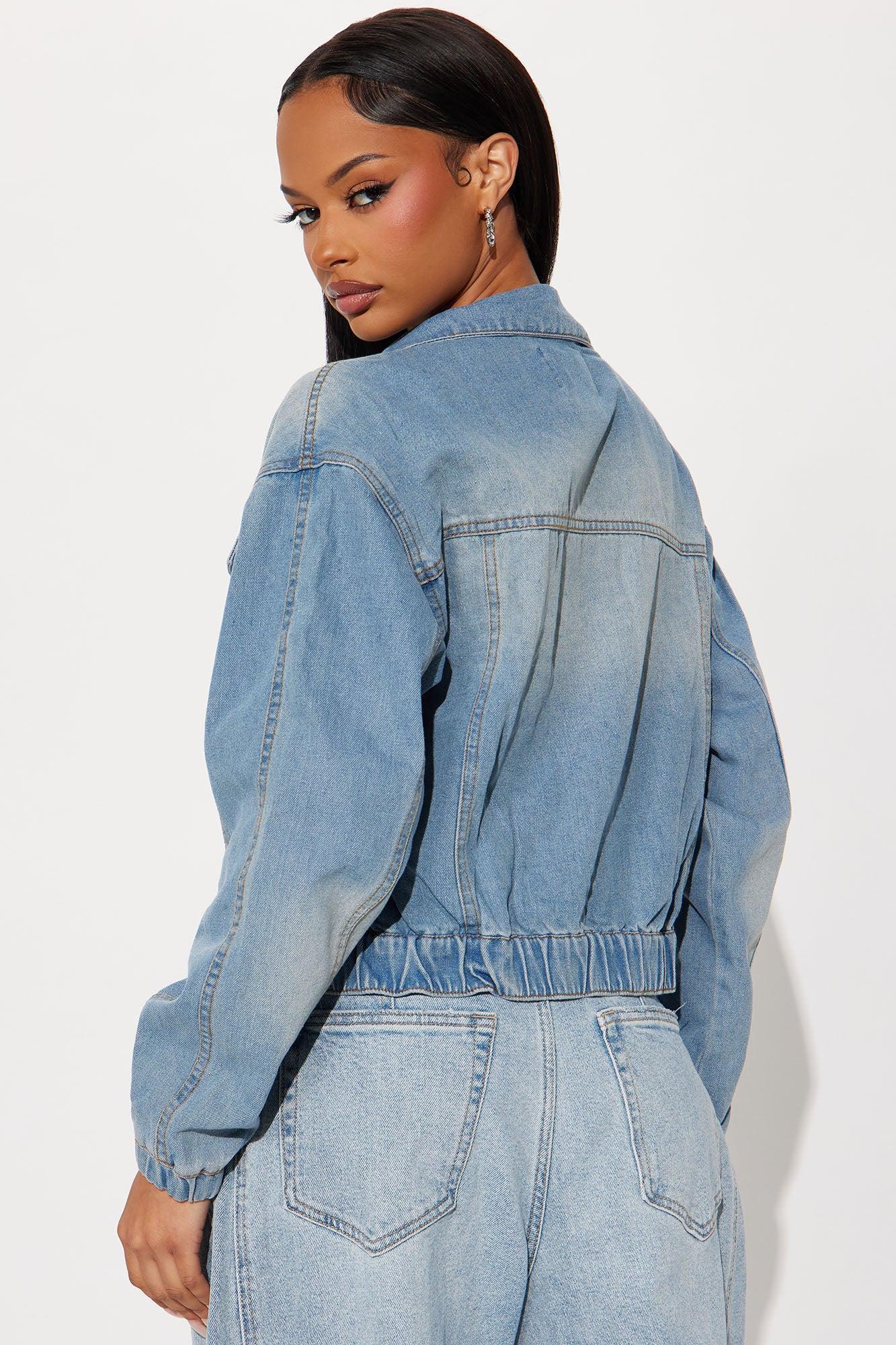Dream Chaser Denim Jacket - Medium Wash Product Image